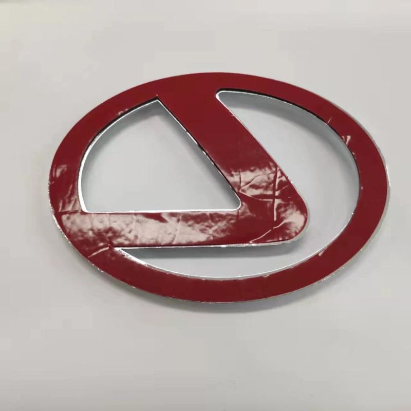 Silver ABS Plastic Custom Car logo Auto Head Emblem Badges