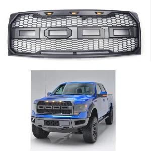 New ABS Plastic Front Grille with Letter for F150 2019-2014 (Black)