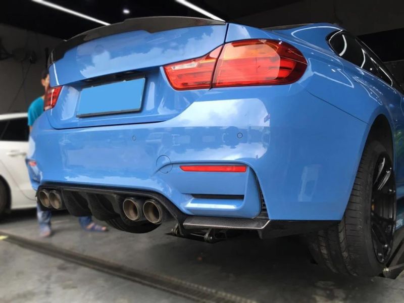Carbon Fiber M3 M4 Rear Bumper Diffuser for BMW F80 F82 M3 M4
