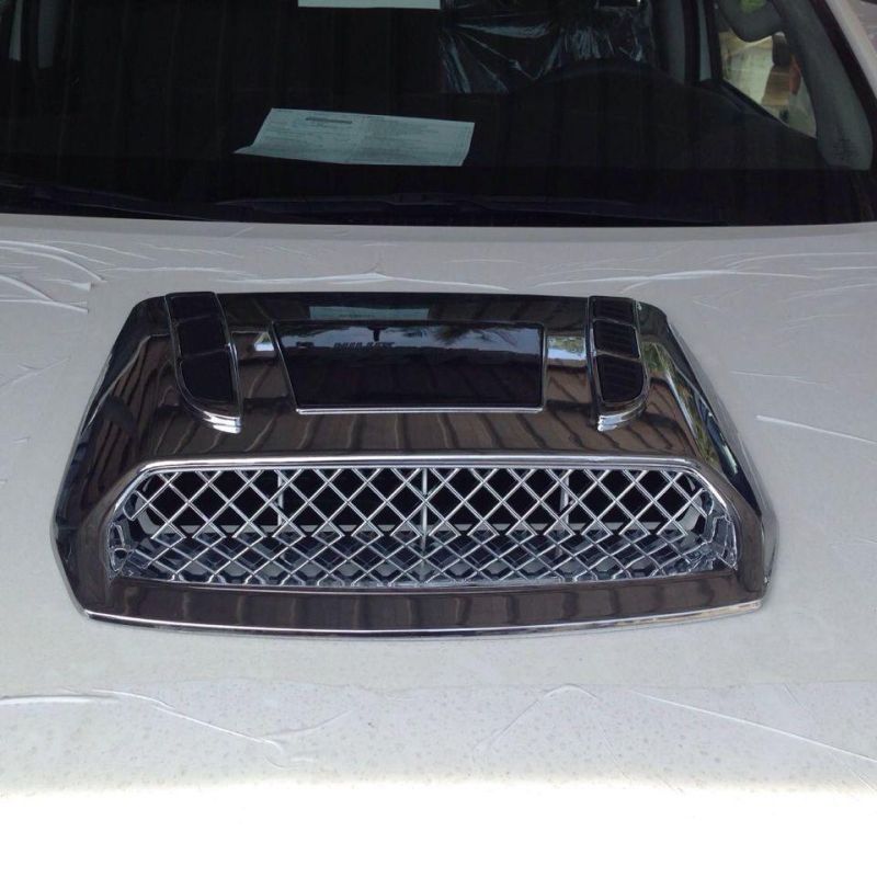 Bonnet Scoop Cover ABS Chrome Car for Toyota Hilux Revo 2015