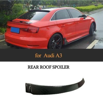 Carbon Fiber Roof Spoiler for Audi A3 S3 2014-2019 4-Door