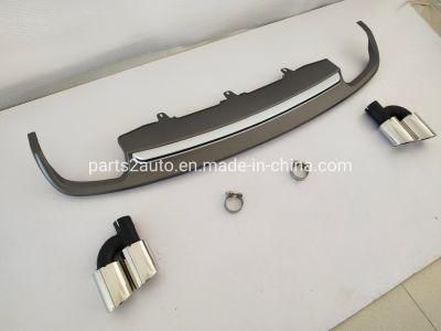 for Audi S6 Rear Bumper Lip with Four Holes 2012-2015