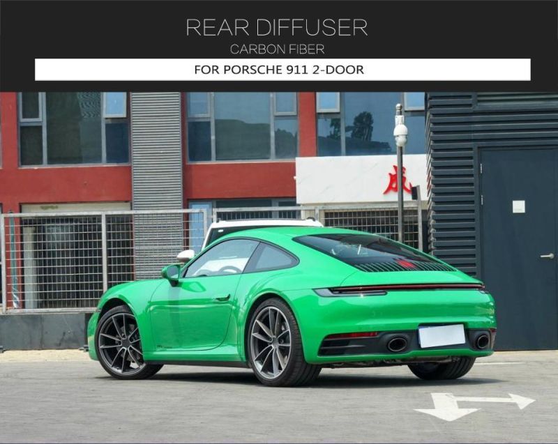 Carbon Fiber Rear Bumper for Porsche 911 2-Door 2020-2021