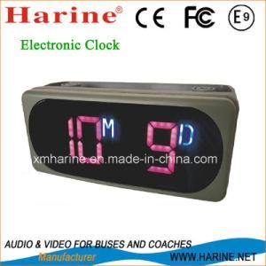 Embedded Roof Mounted 24V Car Digital LED Electronic Time Clock