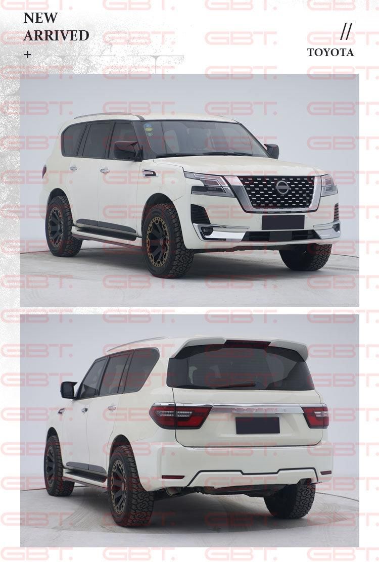 Gbt High Quality Car Modification Full Body Kit for 2016-on Nissan Patrol Y62 2020 Upgrade Headlight Grilles Bumpers