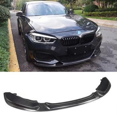 3D Style Carbon Fiber Front Lip Diffuser for BMW 1 Series F20 Lci 118I 120I 125I M14I 2015 - up