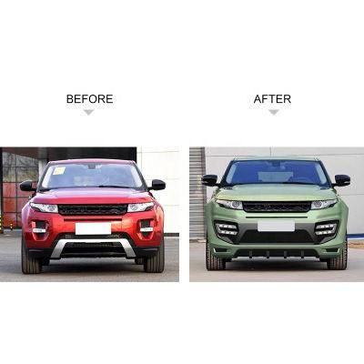 Range Rover Evoque 2012 2013 2014 2015 2016 2017 Facelift Car Front Bumper with Grills and Rear Bumper