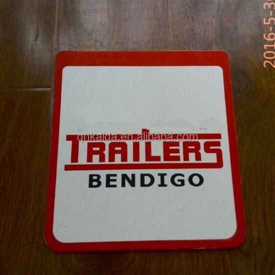 White PVC Truck Mudflaps Trailer Mudguards