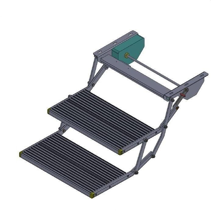 Es-F-D-600 Aluminum Electric Double Folding Step with Ce Certificate