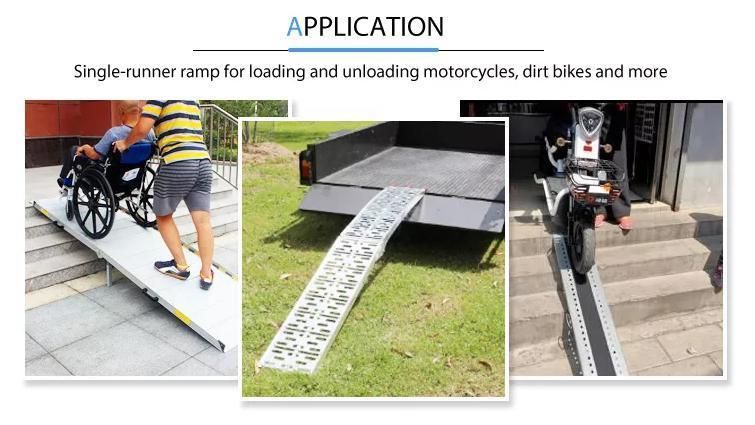 Portable Forklift Loading Container Aluminum ATV Car Ramp