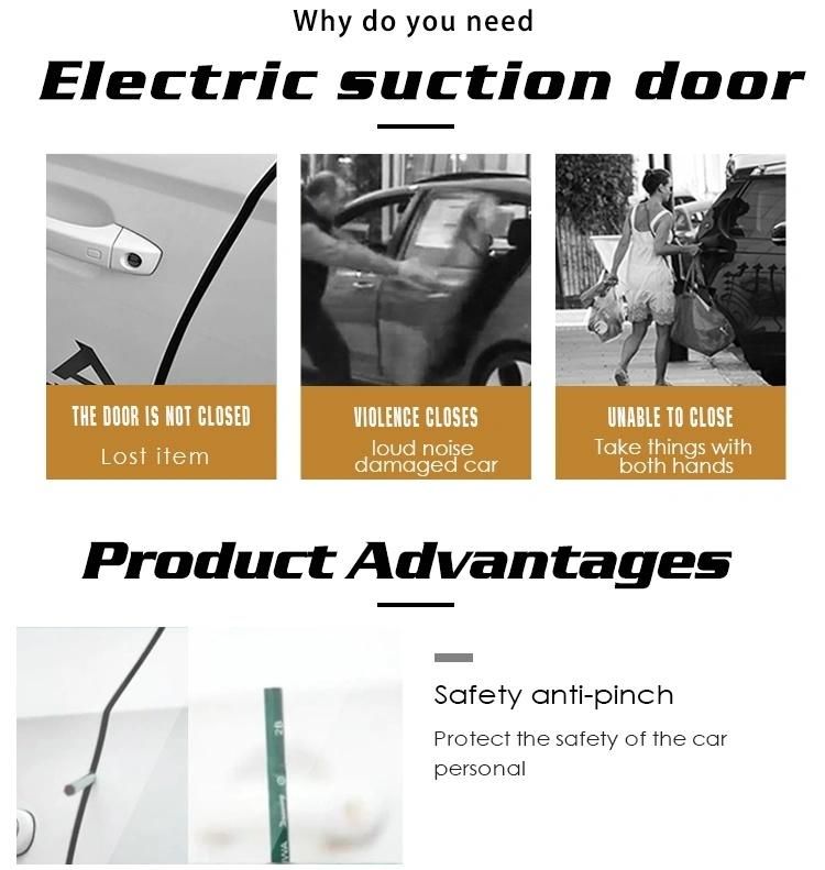 Mingxin Auto Electric Suction Soft Close Door Lock for Audi Q3 Q5 Q7