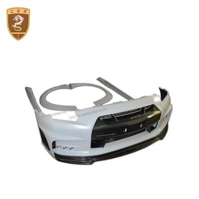 Wald Style Fiberglass Car Body Kit for Nissan Gtr R35 Front Bumper Auto Bodykit Parts