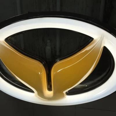 Front Lit Car Brand Logo Sign