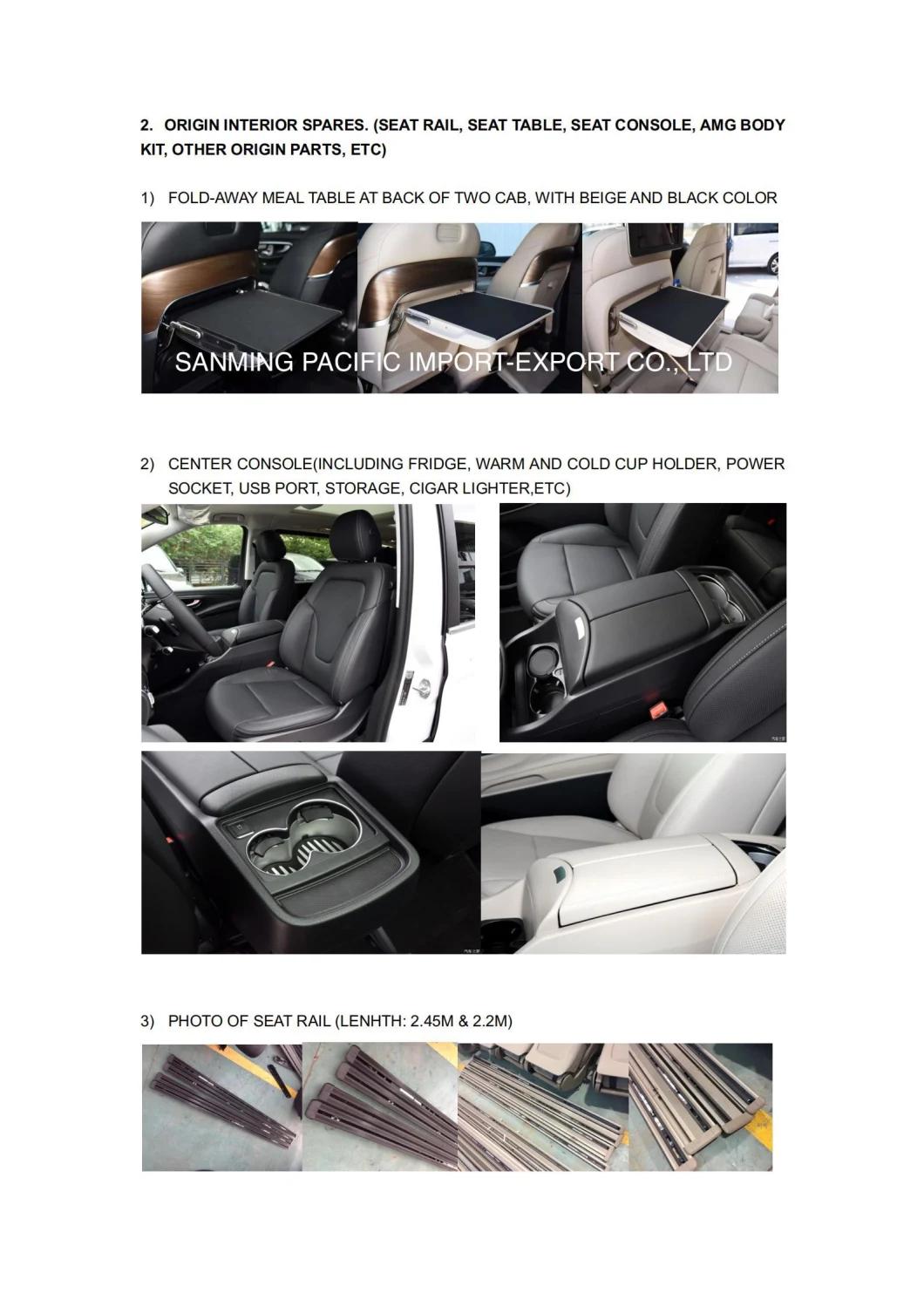 OEM V Class W447 Conversion Seats and Parts