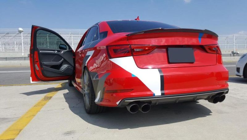 Carbon Fiber S3 Rear Spoiler for Audi A3 8V S3 RS3 Sedan 2014-2019