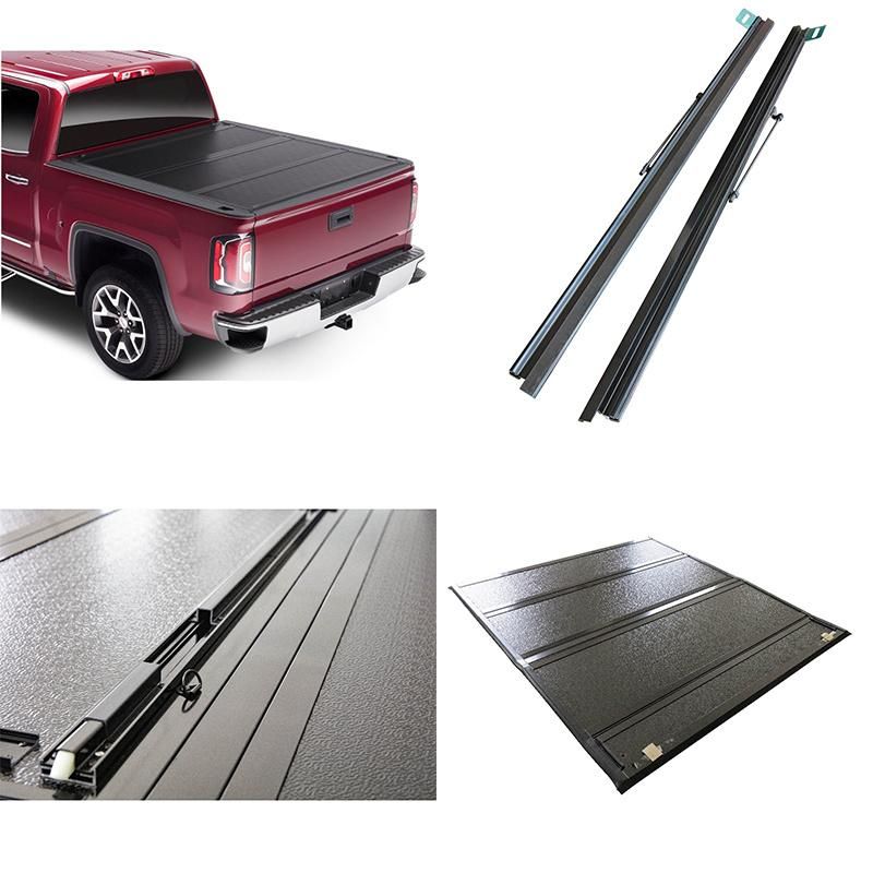 6 Inches Aluminum Alloy Square Tubing Side Step Nerf Bar Running Board Fit for 09-14 Ford F-150 Crew Cab