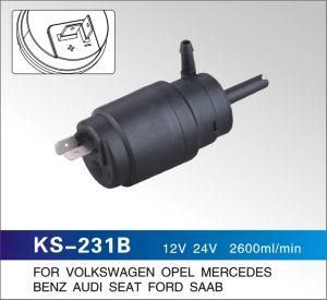 12V 24V 2600ml/Min Washer Pump for Volkswagen Opel Mercedes Benz Audi Seat Ford Saab