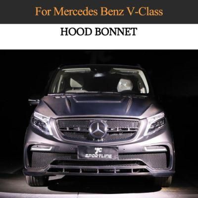 Jcsportline Carbon Fiber W447 Enging Hoods for Mercedes V-Class W447 15-19