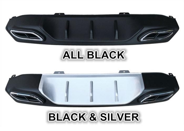Rear Bumper Diffuser Lower Garnish for Honda Civic 2016 2018