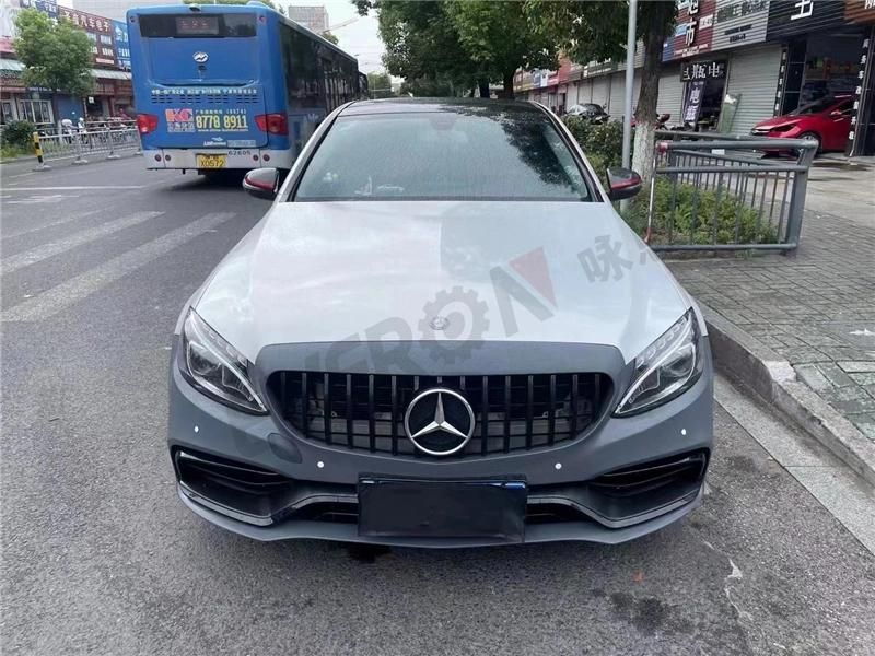 2019 C63 Amg Style Bumper with Grile Body Kit for Benz C Class W205 2014-2021