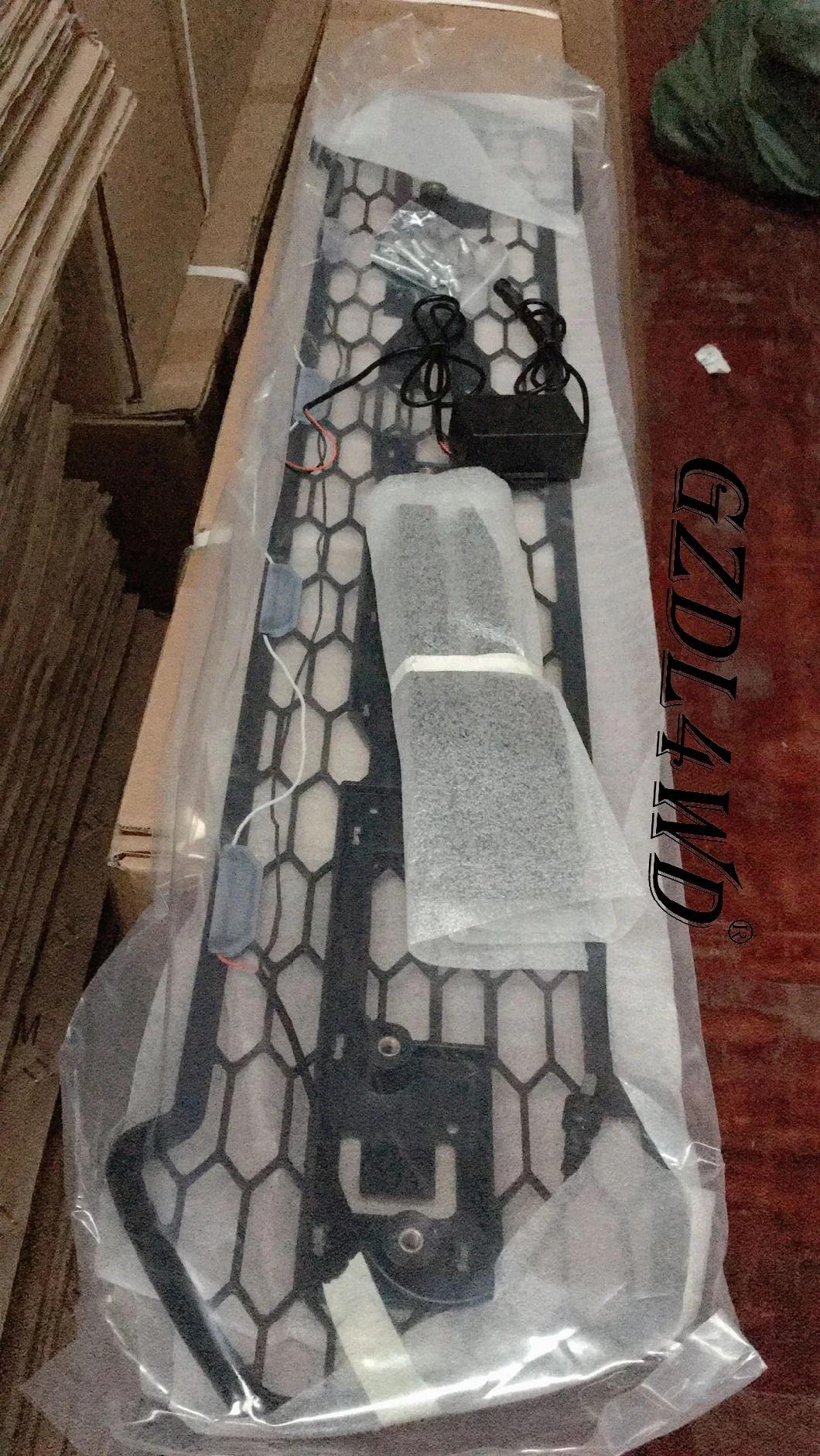 Ranger Parts Front Grille with LED Light and Letter Logo for Ford Ranger