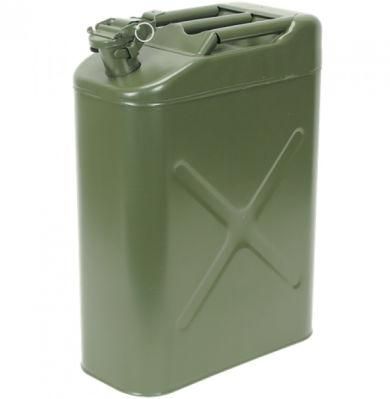 Kraftstoff Benzin Diesel Transport Reserve Kanister Aus Metall Scherheitskanister Blech 20L Fuel Jerry Can