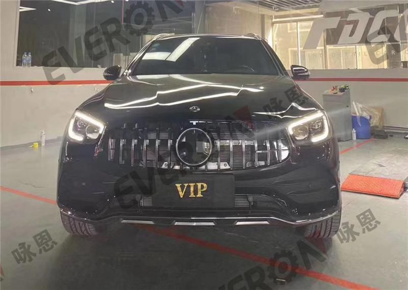 Gt Style Front Bumper Racing Grill for Mercedes Benz Glc Class X253 2020