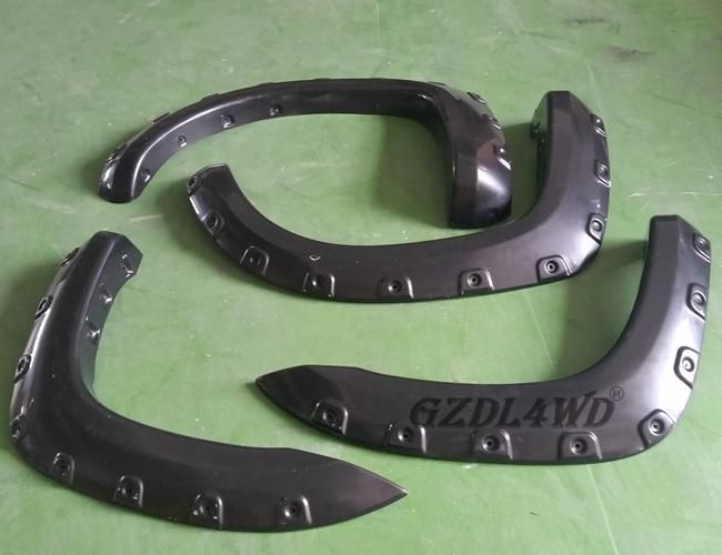 Car Accessory Matte Black ABS Fender Flares for Toyota Tacoma 05-14