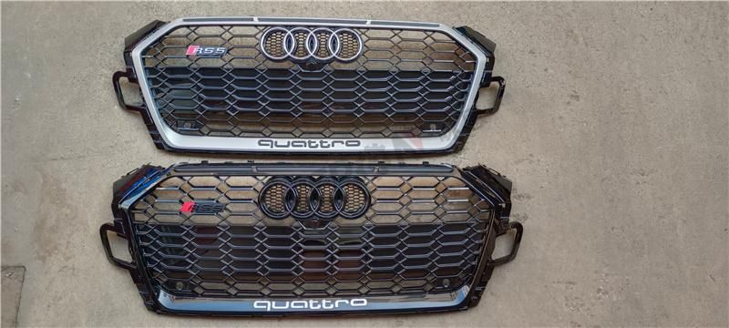 Front Bumper Grille for 2021 Audi A5 Upgrade RS5 Style radiator Grill