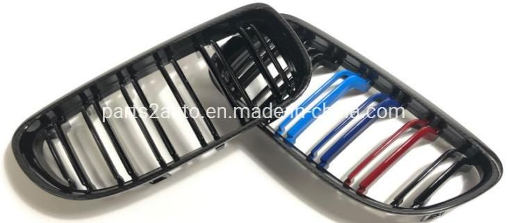BMW E90 Double Lines Carbon Fiber Look Three Colours Modified Grille 2008-2011