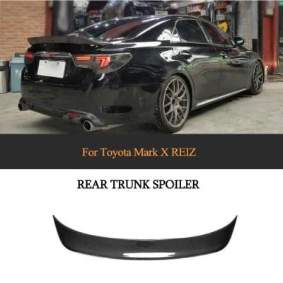 Carbon Fiber Car Rear Trunk Spoiler Wing for Toyota Mark X Reiz 2010-2017