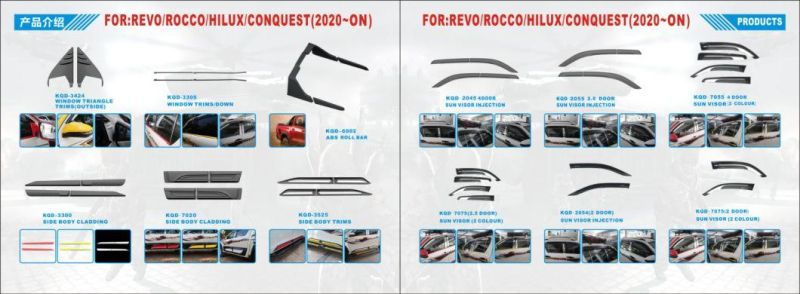 New Design Injection Sun Visor for D-Max 2020-on