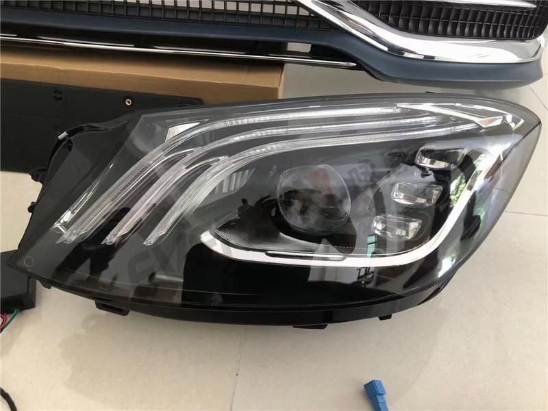 S450 Style Car Body Kits with Headlamp and Taillights for Mercedes W222 S Class 2014-2020