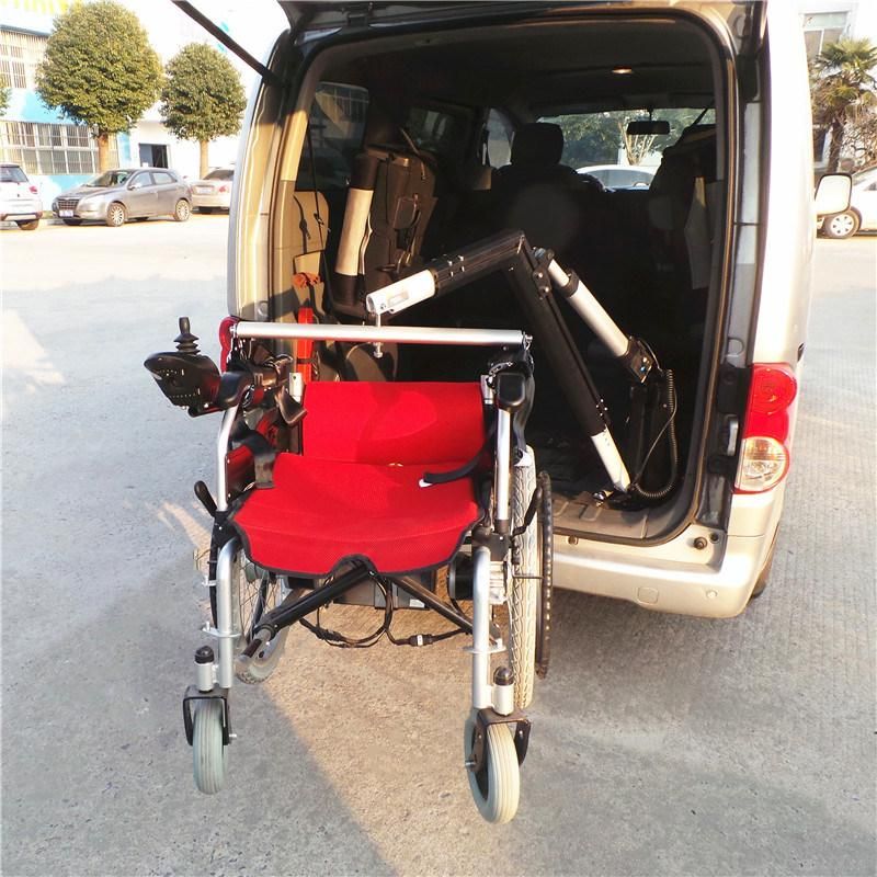 Wheelchair Hoist to Help Wheelchair Occupant to Stow Wheelchair to Car Trunk Woth Loading Capacity 100kg