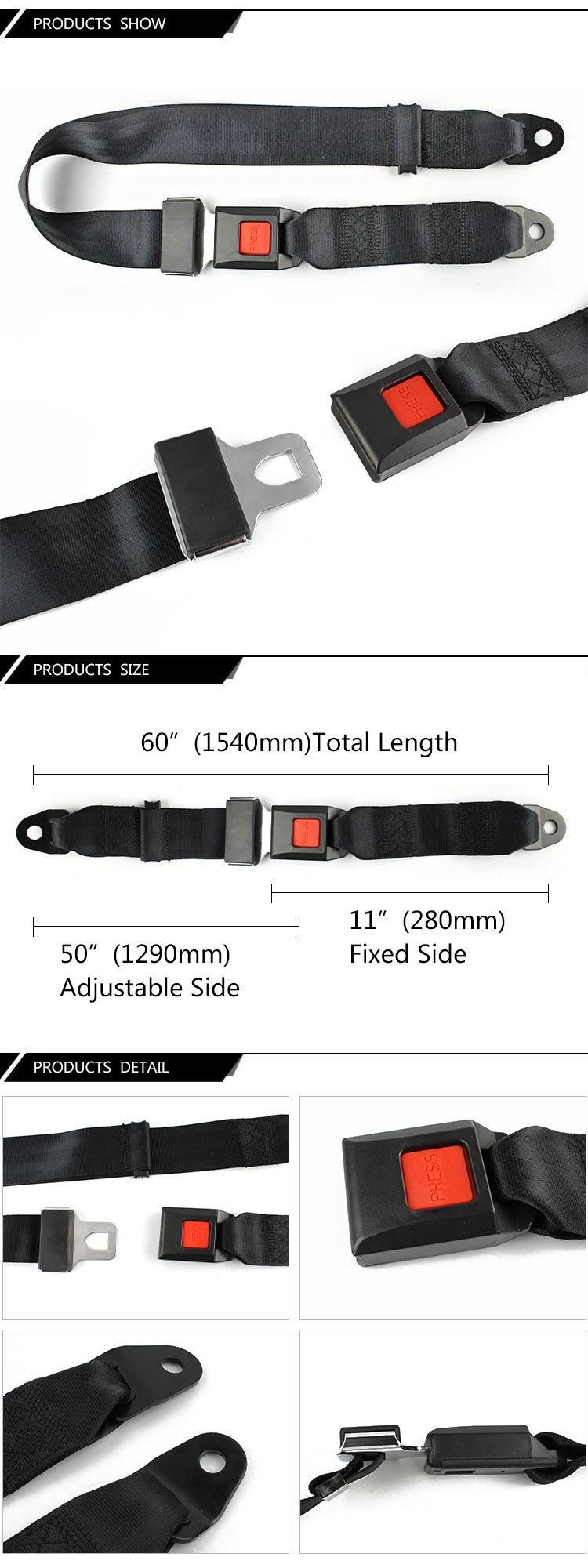 Fea001 Car Accessory E-MARK Certificate Auto Safety Belts Seat Belt Parts 2 Point Car Seat Belt and Bus Seat Belt