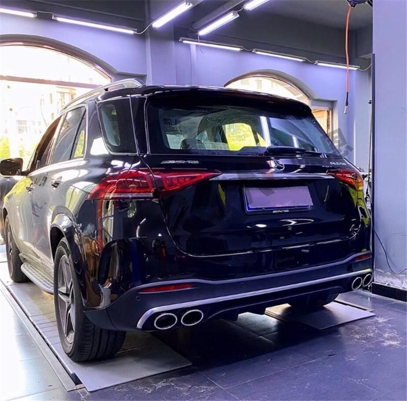 2020 Gle53 Amg Rear Bumper Diffuser with Exhaust Tip for Mercedes Benz W167 Gle Class