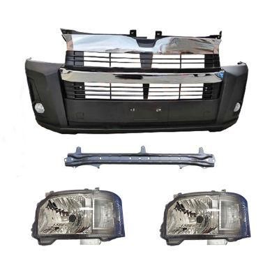 High Quality Car Auto Accessories Design Facelift Body Parts Kit for Toyota Hiace 2006-2018 Upgrade to 2020