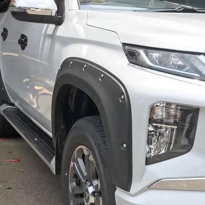 Wide Fender Car Fender Flares Car Part for Mitubishi Triton 2019 Mq L200 2015 2016