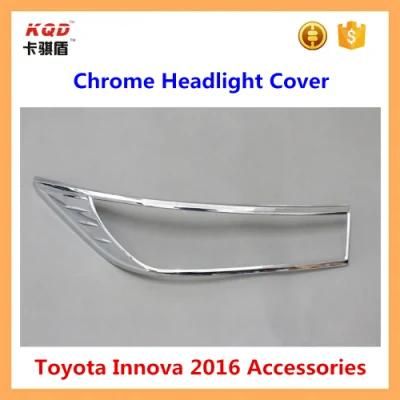 New ABS Plastic Chrome Headlight Cover for Toyota Innova 2016