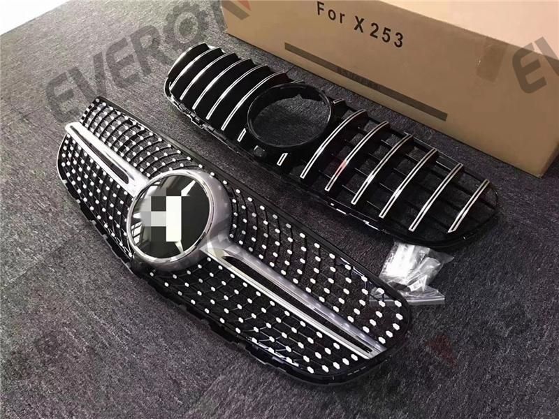 Diamond Style Front Bumper Racing Grill for Mercedes Benz Glc Class X253 2016
