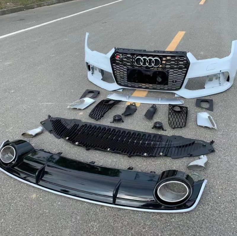 Audi A7 Body Kit Modification RS7 Front/Rear Bumper Side Skirt