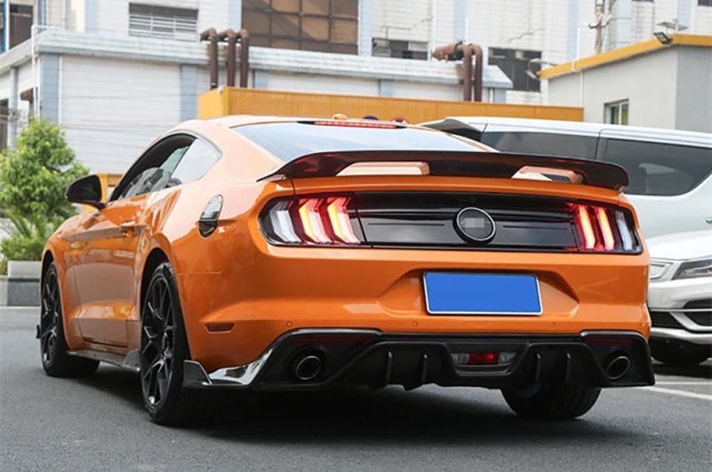 Carbon Fiber Trunk Wing Spoiler for Mustang Gt500 2015-2019