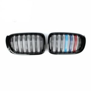 Dual Slat Glossy Black Front Kidney Grill for BMW X3 X4