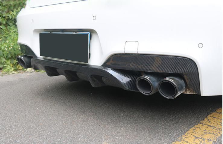 Carbon Fiber Rear Bumper Diffuser Fit for BMW F06 F12 F13 M-Sport M-Tech Bumper 2014
