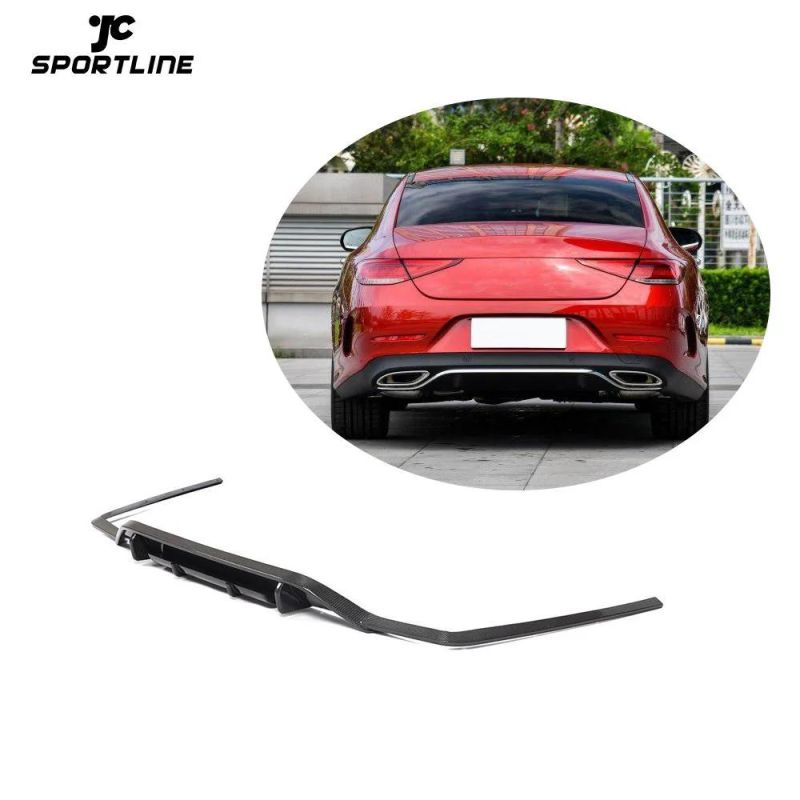 Carbon Fiber C257 Rear Diffuser Lip for Mercedes Benz Cls Class Cls400 550 4 Door 2018-2019