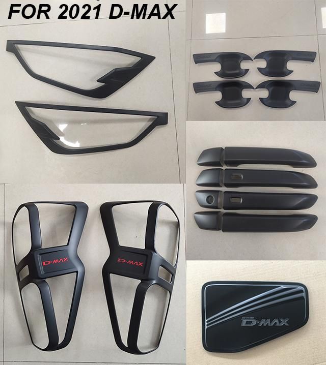 All Chrome or Black Garnish Full Set Combo Accessories for 2012-2021 D-Max