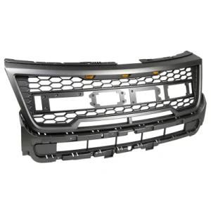 Front Grill Grille Gloss Black ABS Fits for Ford Exploer 2016