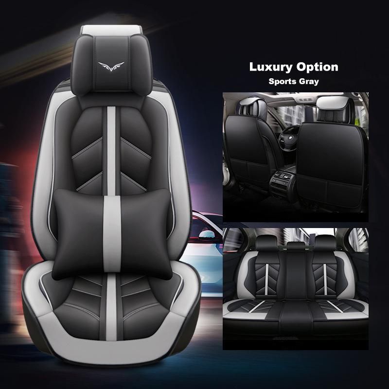 Sports Style Luxury Car Seat Covers Full Set Universal Waterproof
