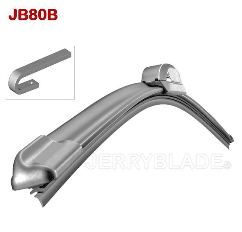 Jerryblade Aerotwin Flat Wiper Blade Factory Supply Super Quality Cheap Windshield Car Wiper Universal Hot Sales Popular Universal Hook Wiper Blade Best Seller