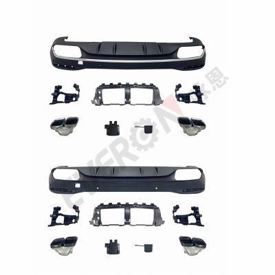 New W167 Rear Diffuser Body Parts for Mercedes Benz Gle Class Upgrade Gle63 Style